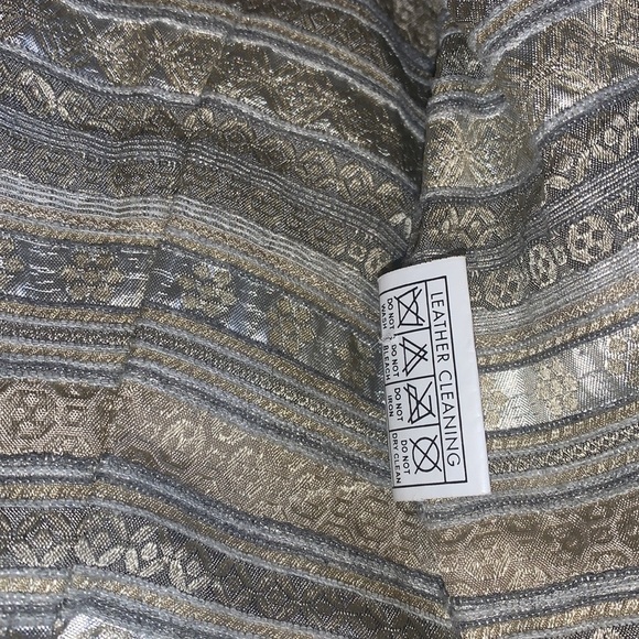 Double D Ranch Studded Gold Crackled Leather Jacket - Women’s Size XS - Picture 14 of 14